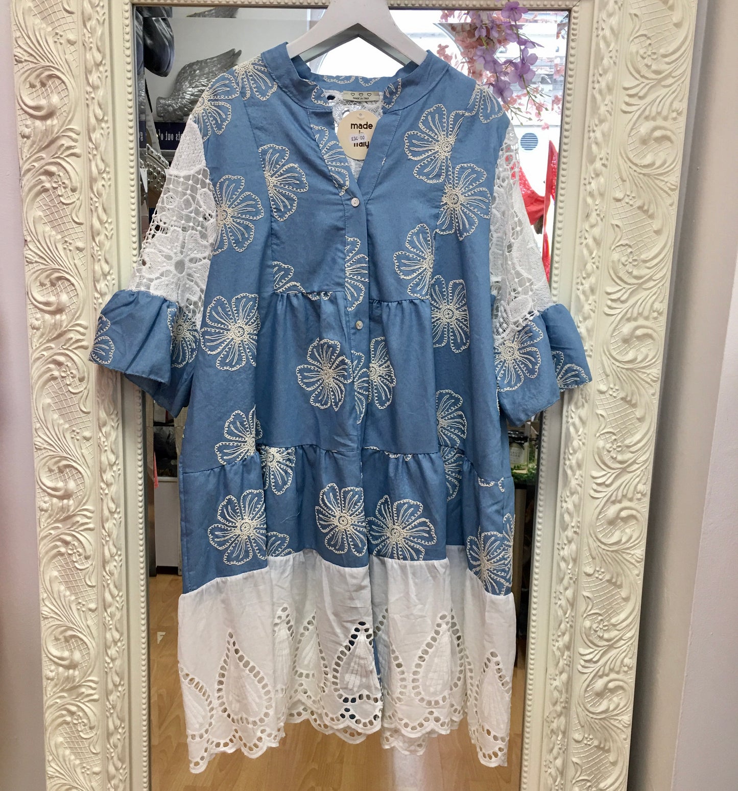 Blue dress
