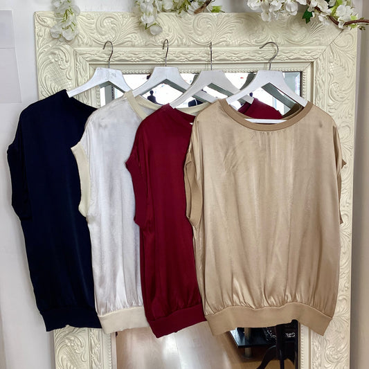 Paige satin top