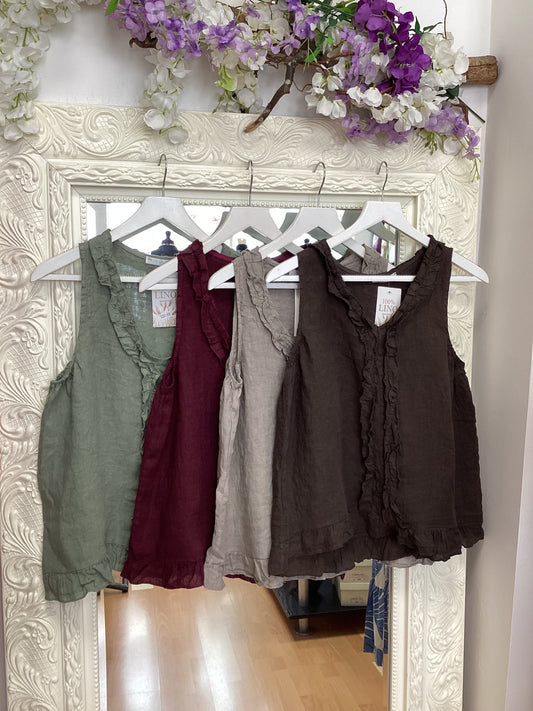 Griselda linen top