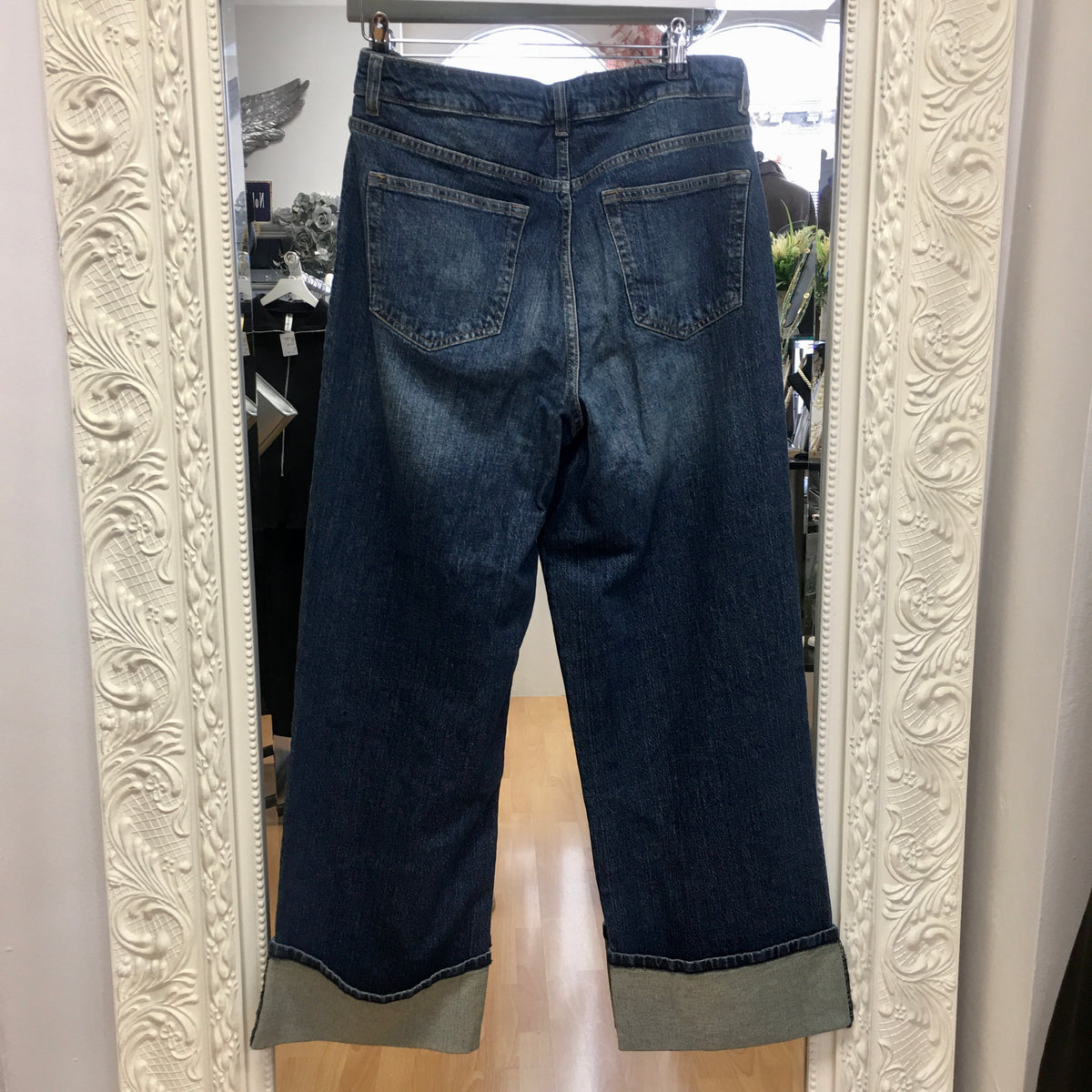 Fashion Fit cuffed bottom jeans