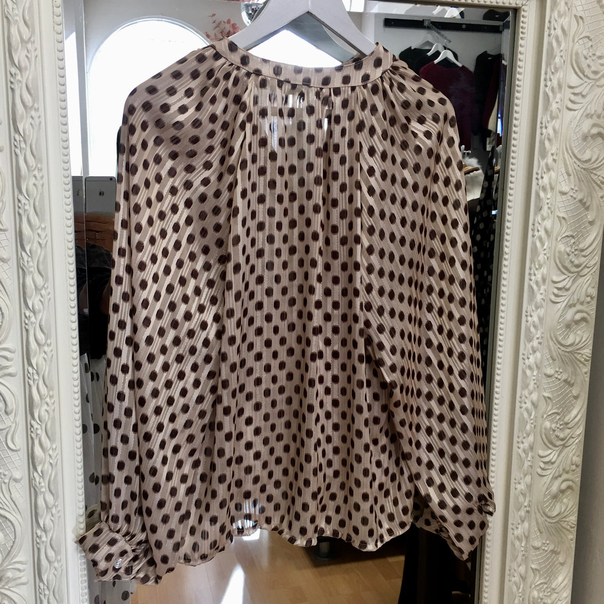 Kady polka dot blouse