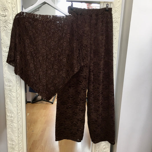 Marlow rich chocolate lace co ord
