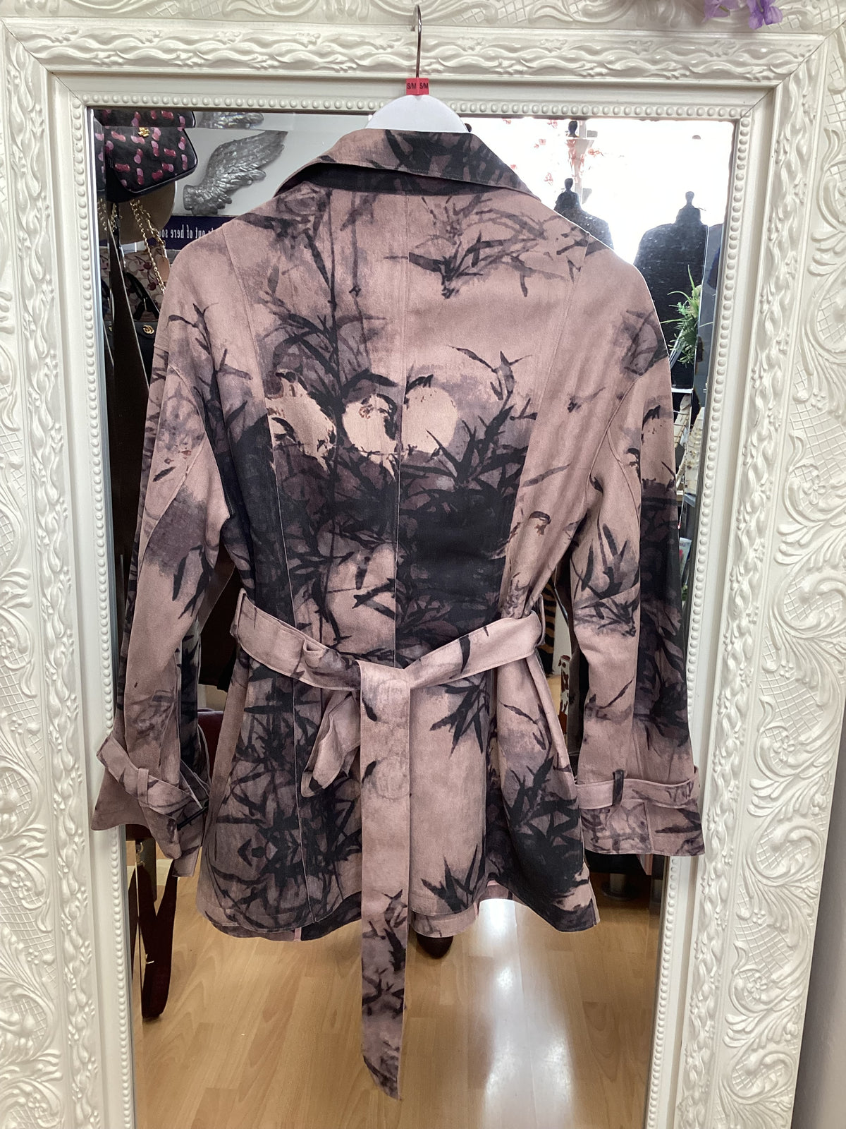 Jayley faux suede jacket