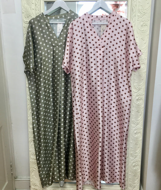 Primrose polka dot dress