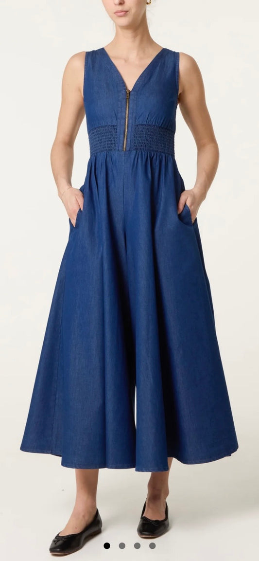 Ayla denim jumpsuit