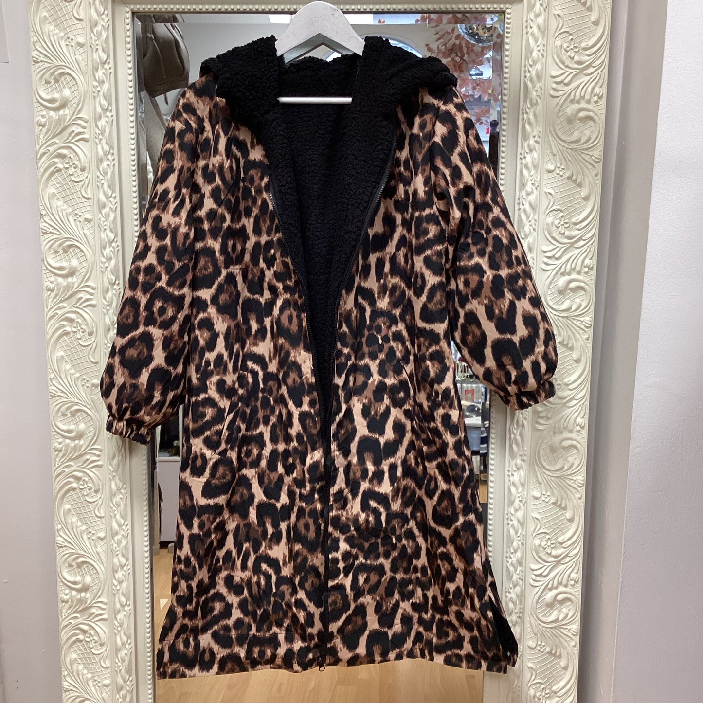 82 Leopard Print Coat