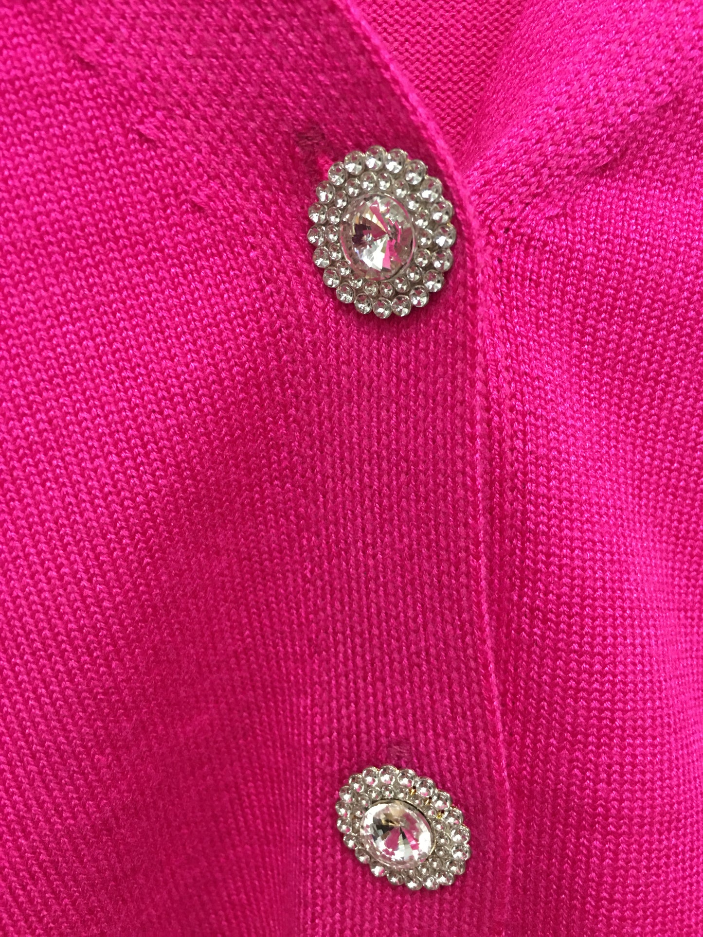 Jada Cerise Cardigan with Fur wrist detail