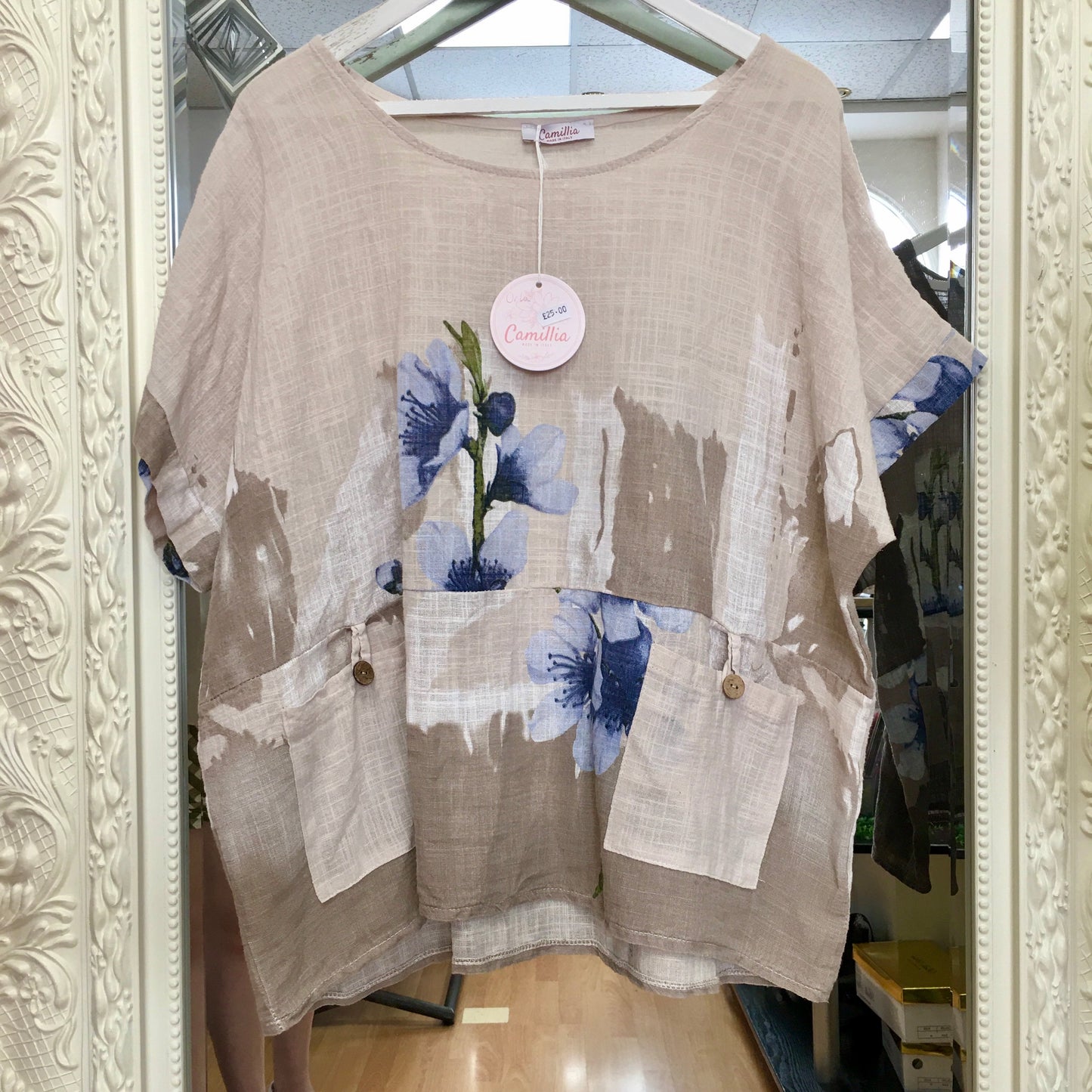 Kady linen mix top
