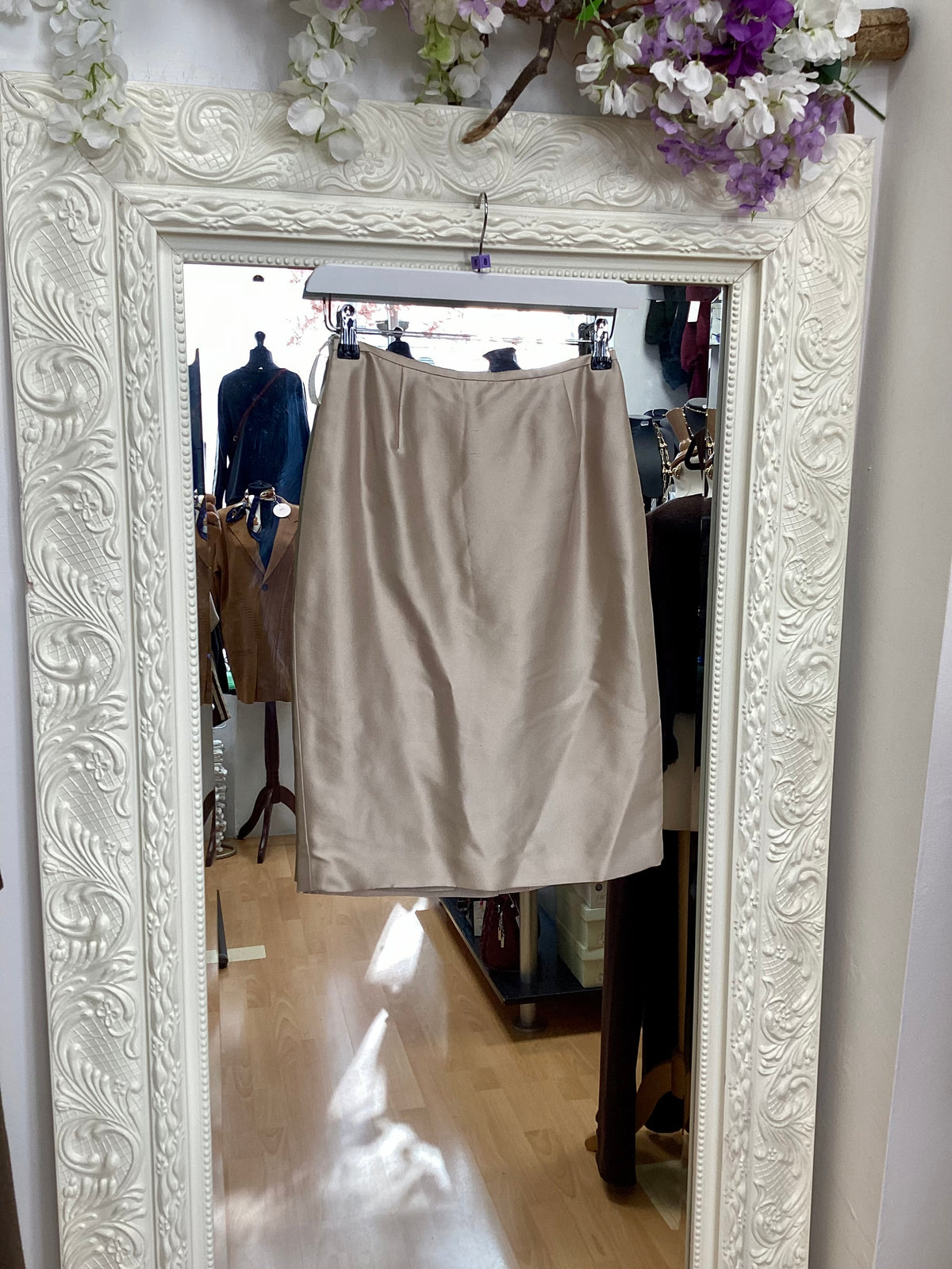 PRECIS petite silk skirt