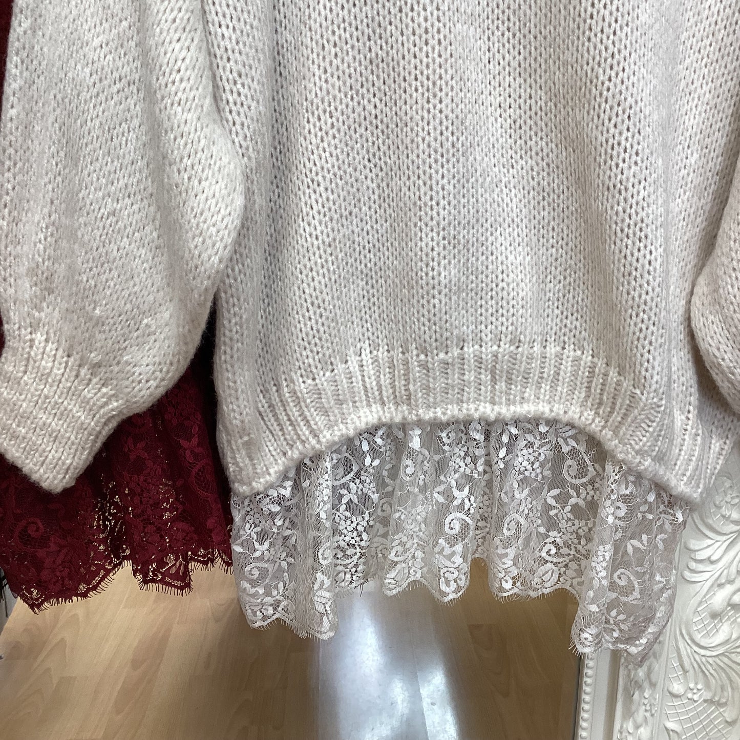Wren lace trim jumper
