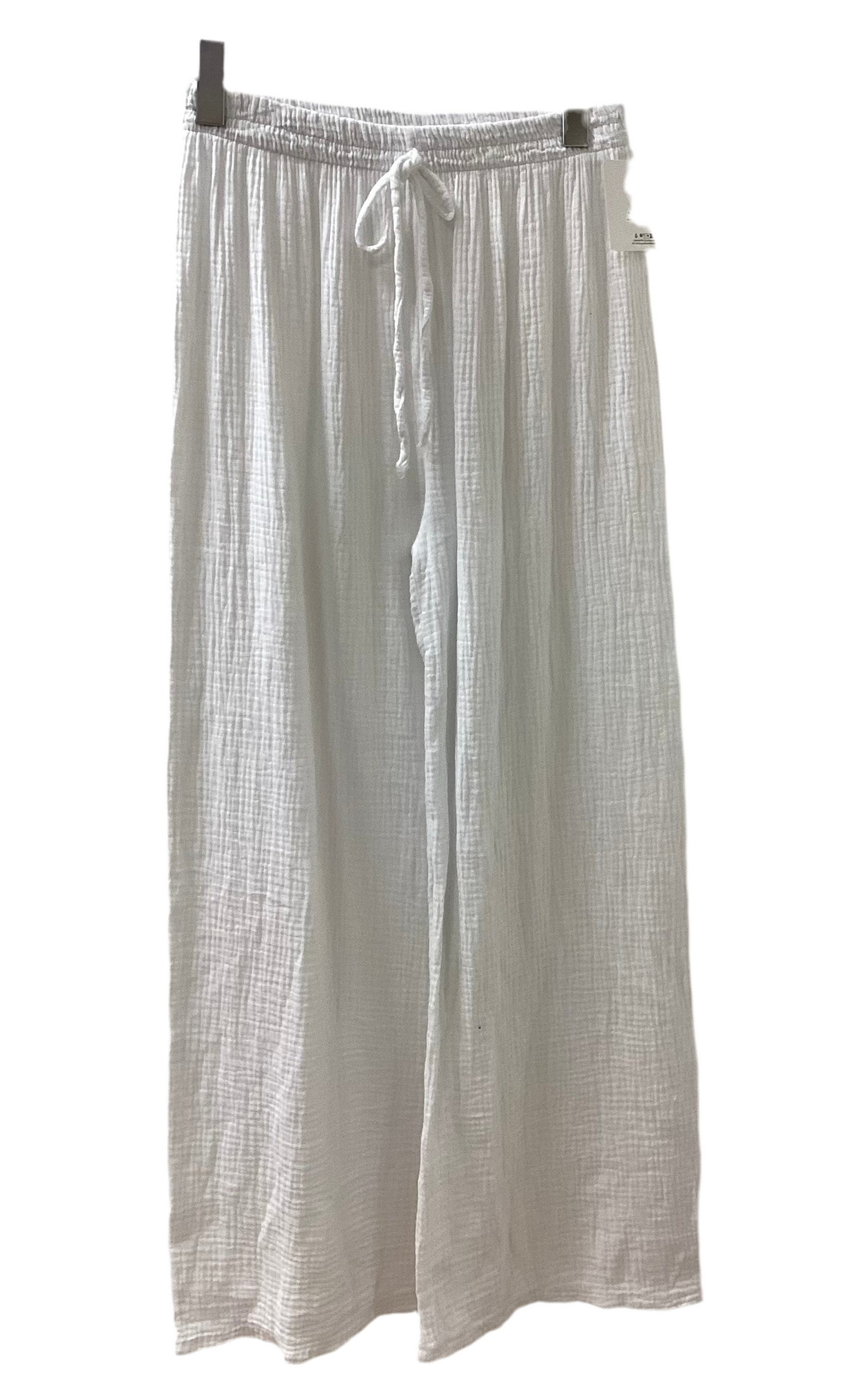 Cheesecloth Straight Leg Trousers