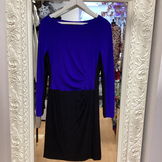 4 R Lauren Black & Blue dress