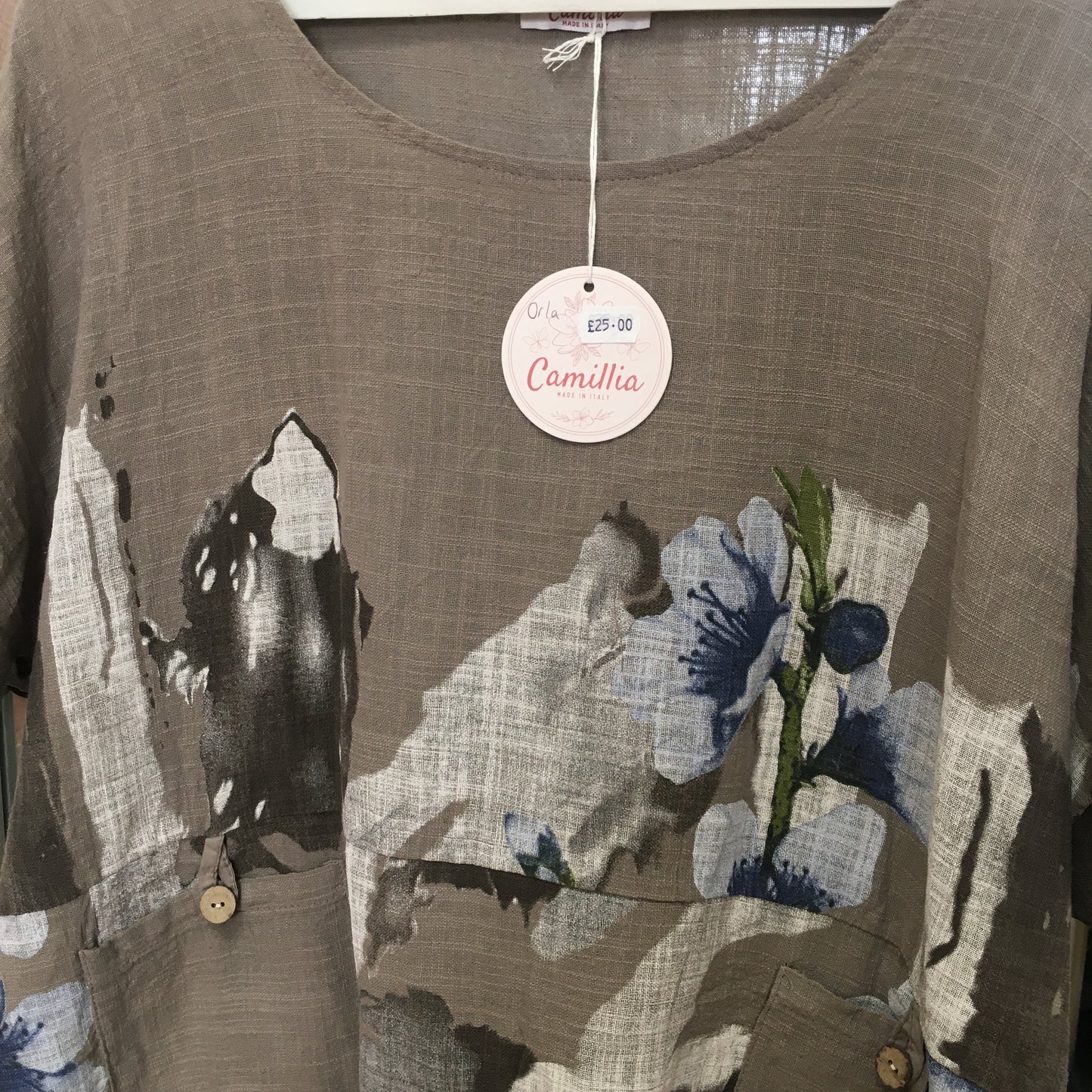 Kady linen mix top