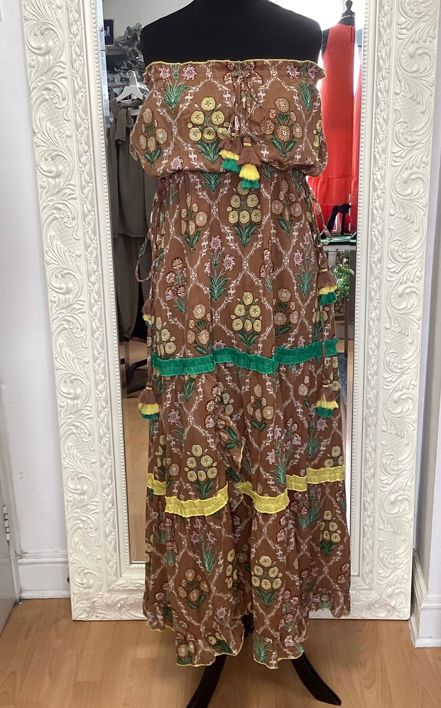 NJCS4 Strapless Maxi Dress