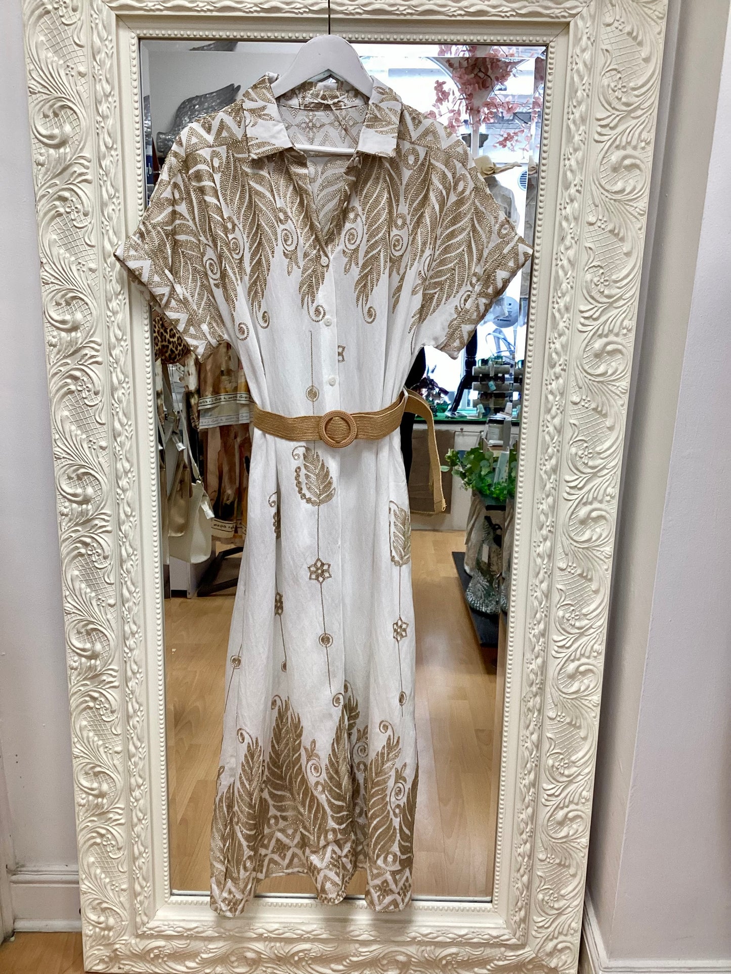 Fallon shirt dress
