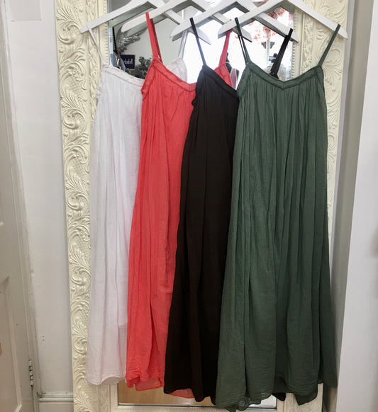 Victoria Maxi Strappy Dress