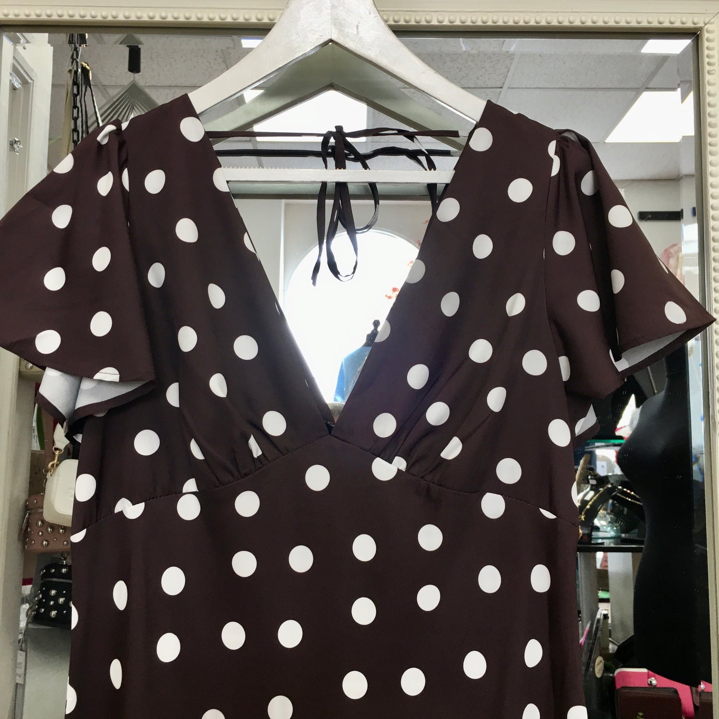 Briony polka dot dress