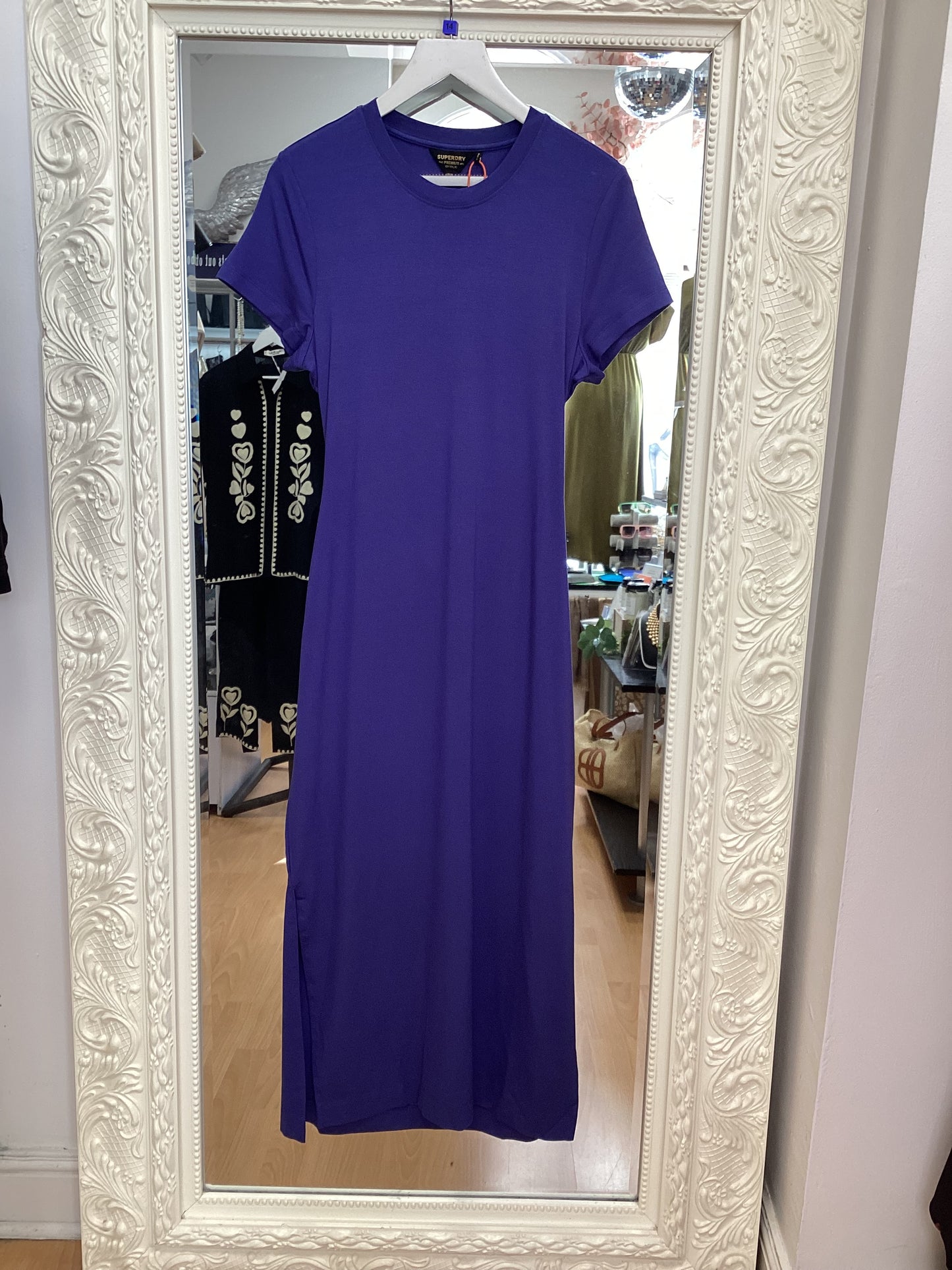 SUPERDRY T-shirt midi dress