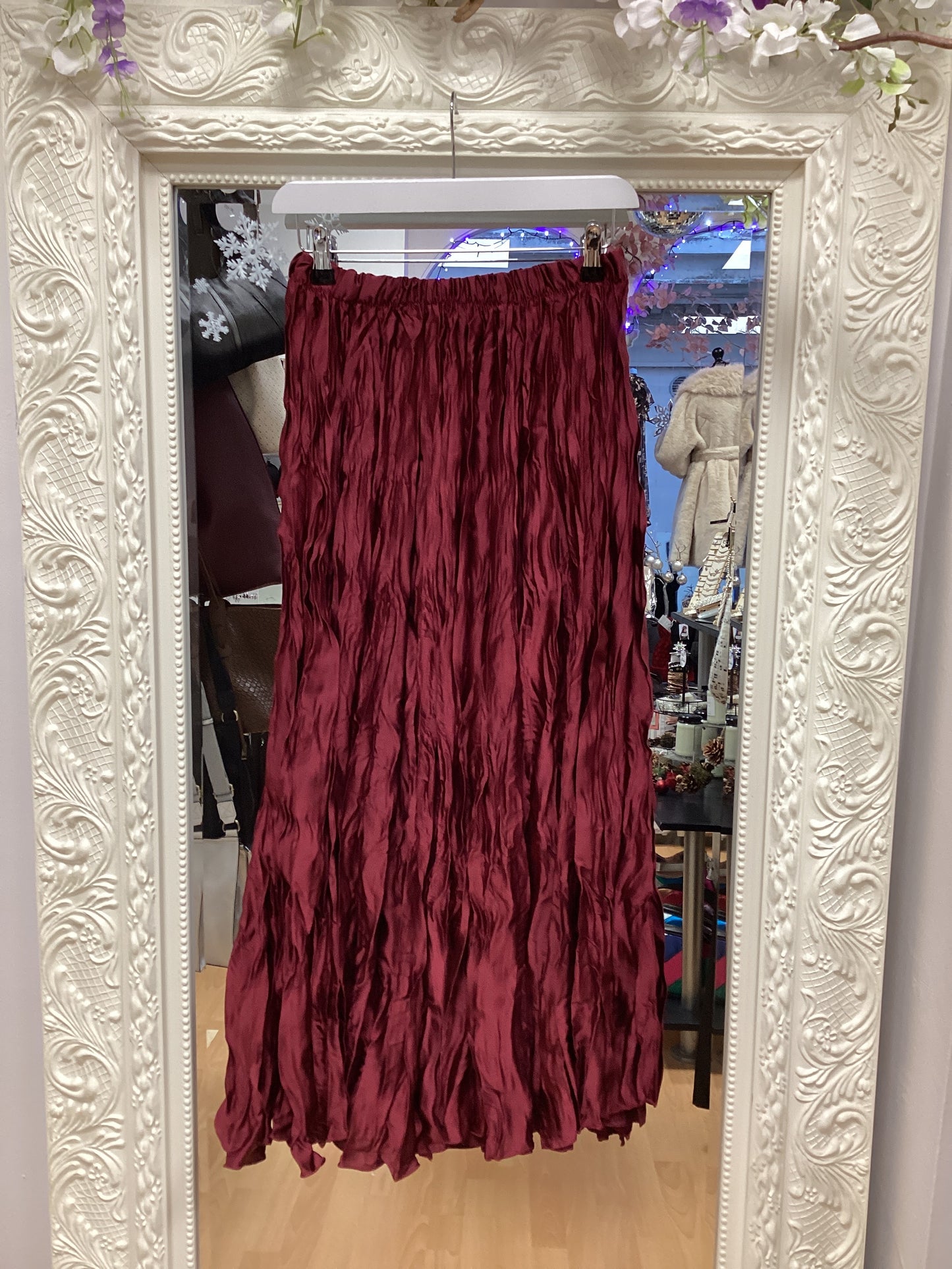 Elodie satin skirt