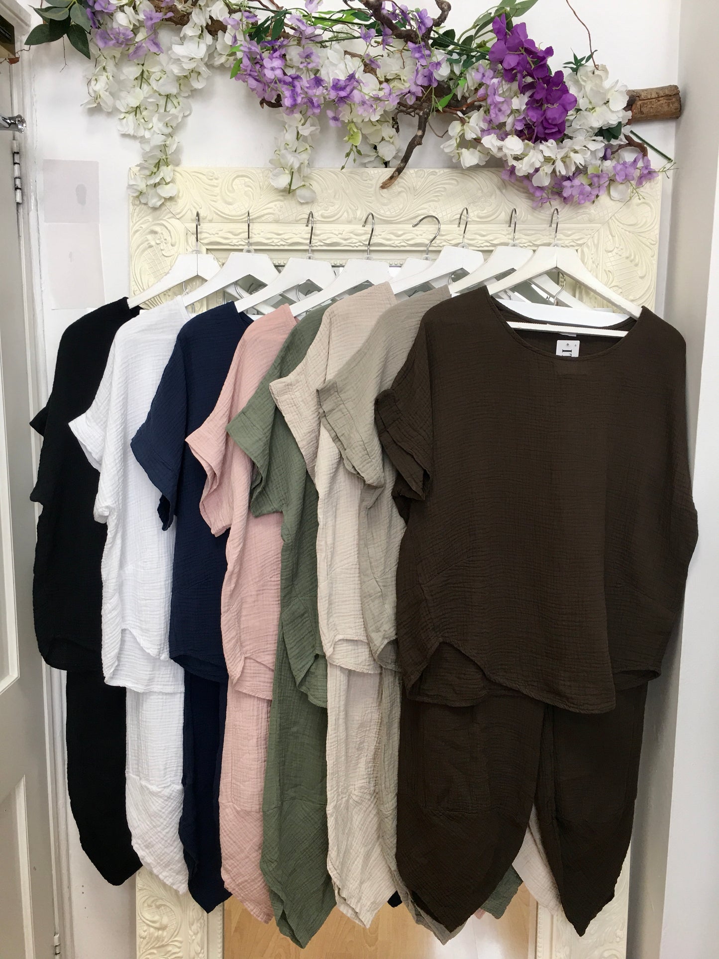Coco Italian Cotton Muslin / Cheesecloth Co-ord Set |