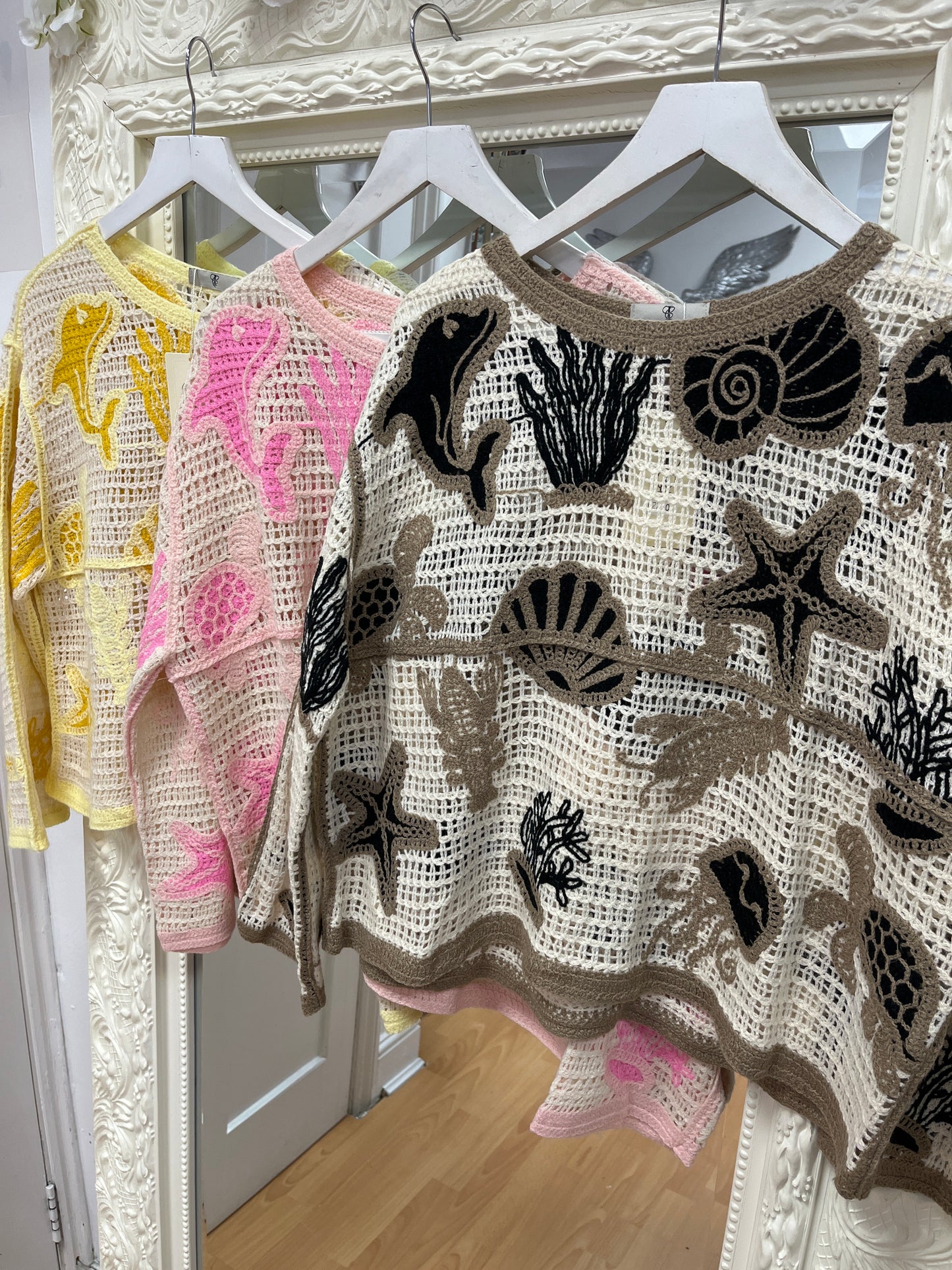 Hennie Seashell Crochet Top