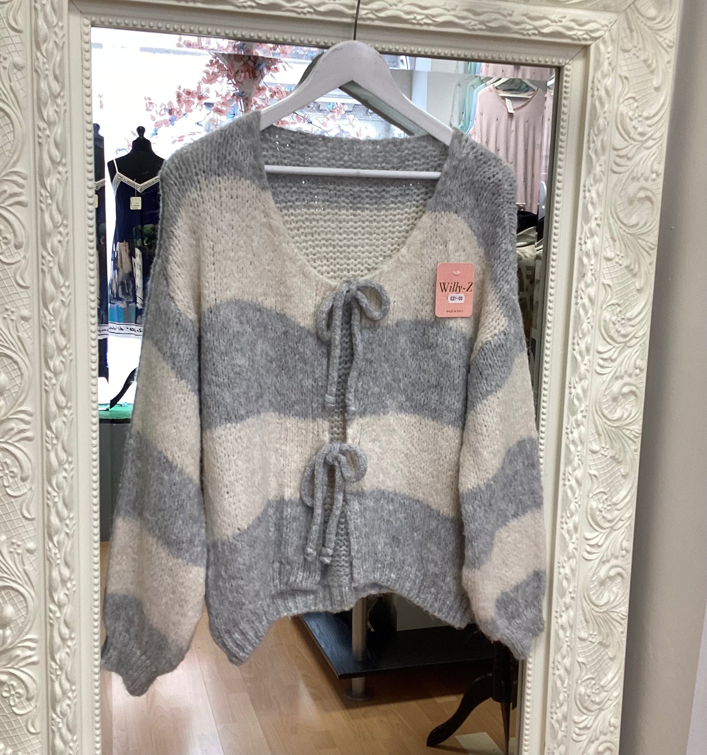 Lorna tie cardigan