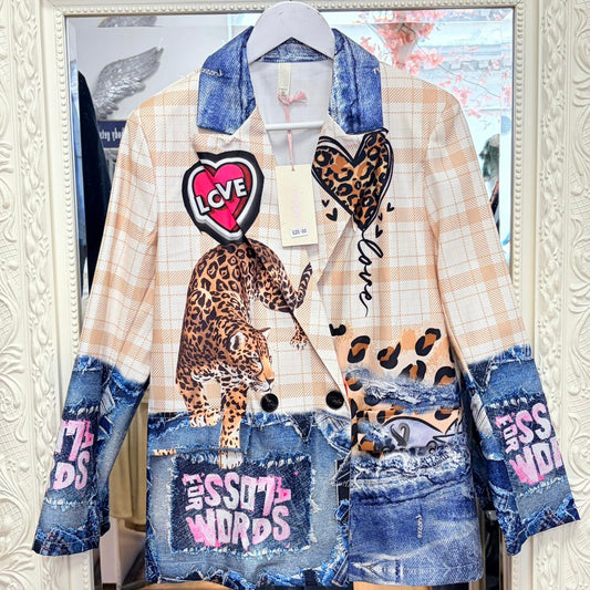 Quincy Patterned Jacket / Blazer