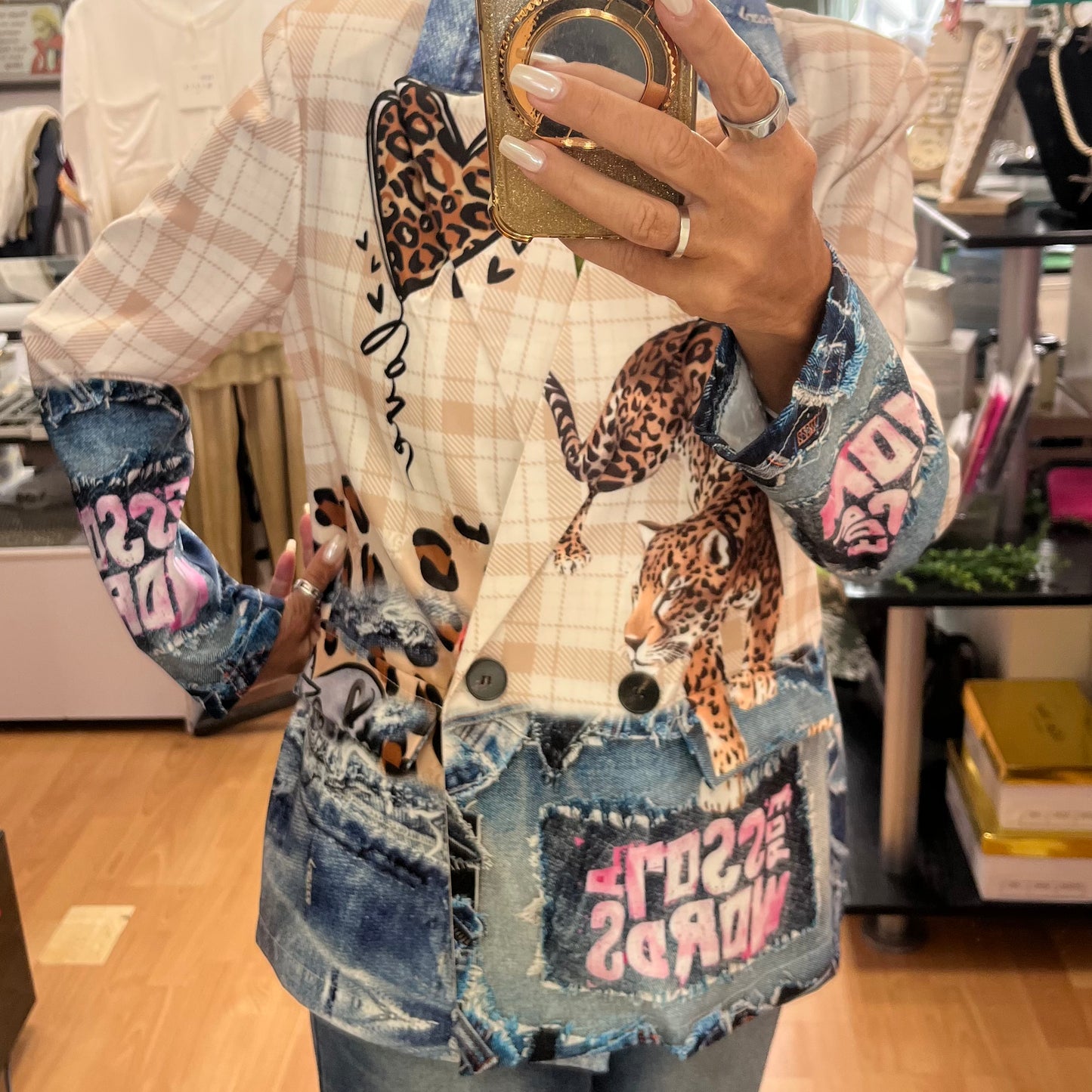 Quincy Patterned Jacket / Blazer