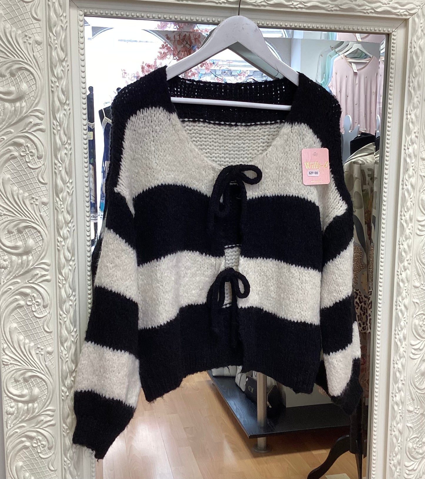 Lorna tie cardigan