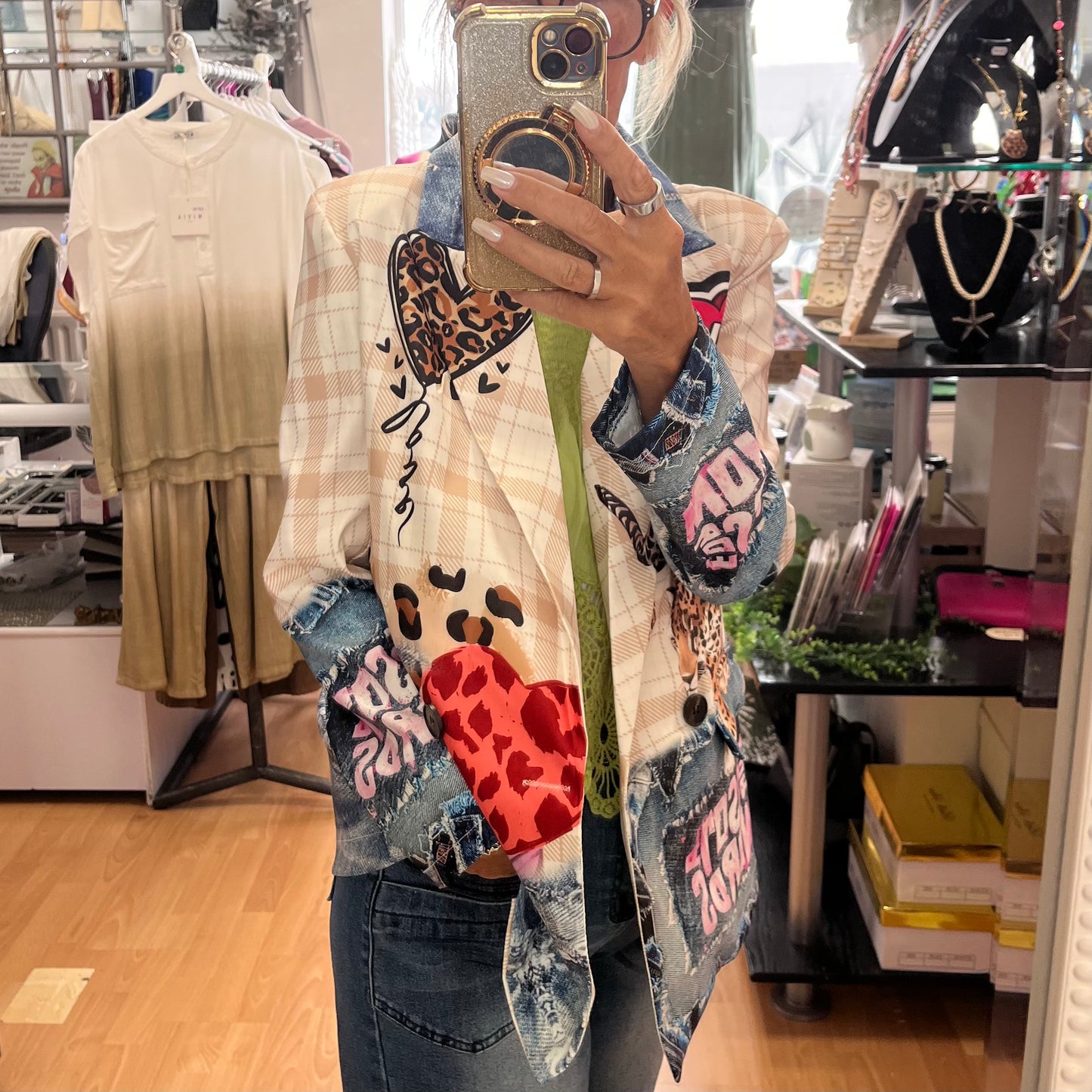 Quincy Patterned Jacket / Blazer