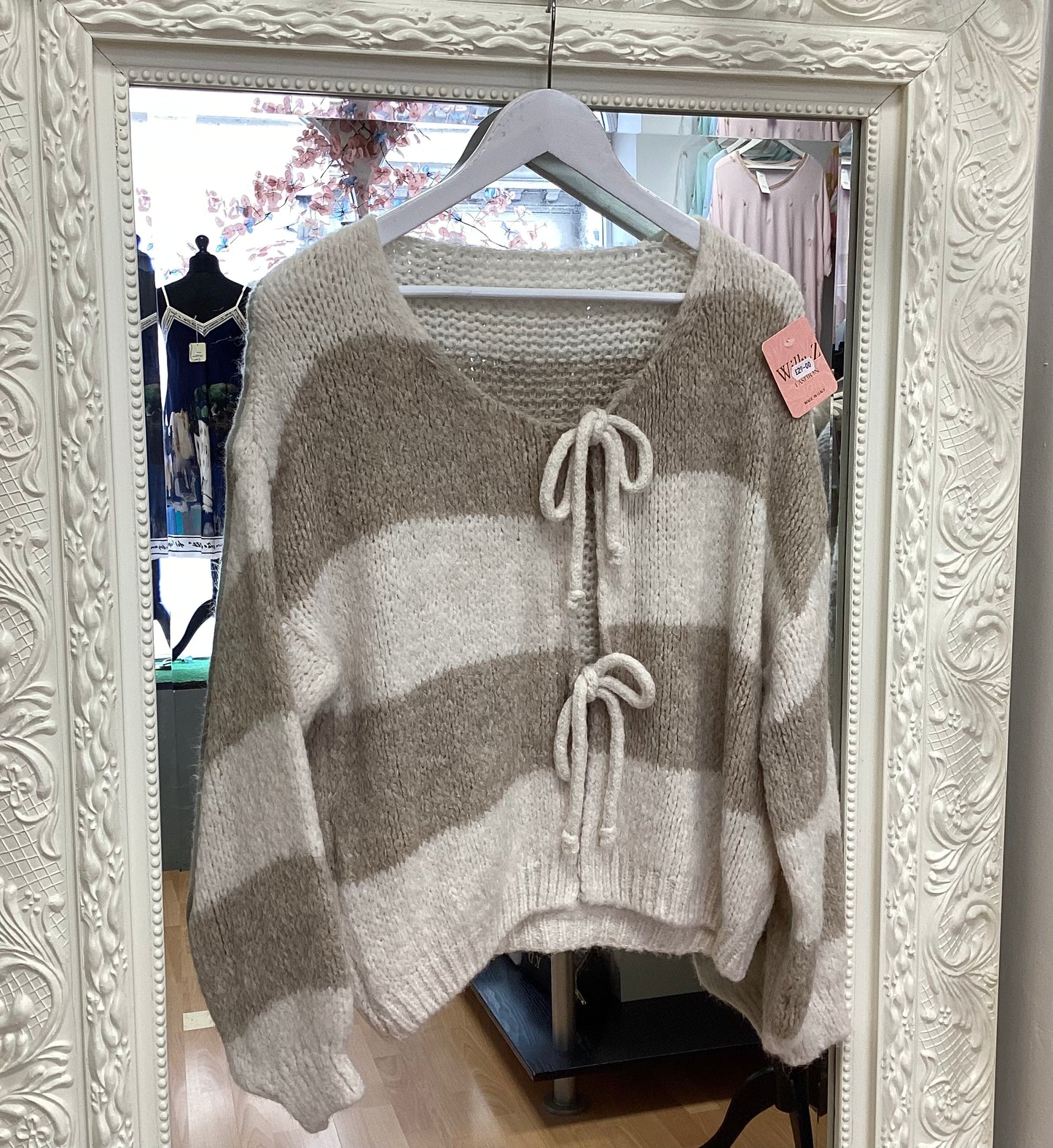 Lorna tie cardigan