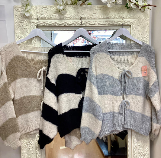 Lorna tie cardigan