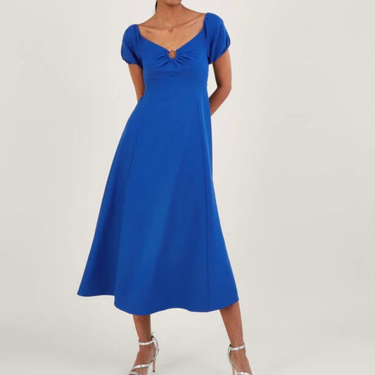 Corinna Bardot Blue Dress