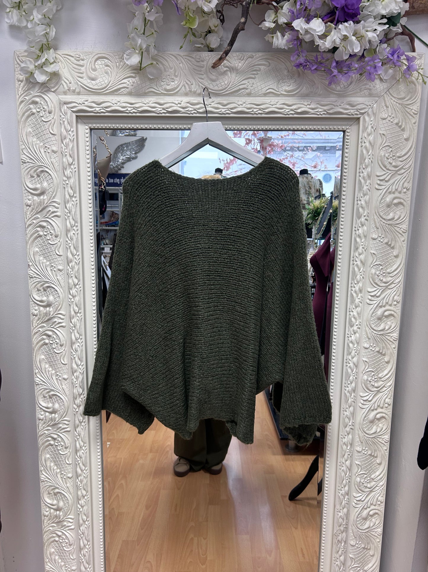 Millie Statement Bow Front Oversized Knit Jumper